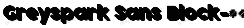 Greyspark Sans Block字体转换